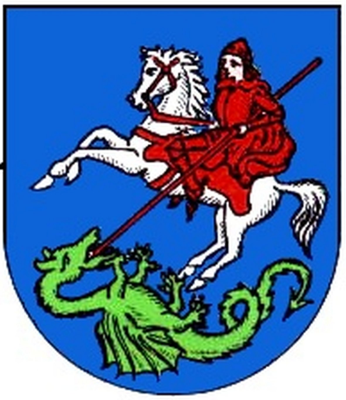 Der heilige Georg ist Wappenbild von Bettmaringen