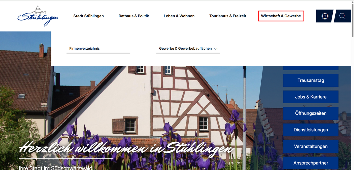 Bereich Wirtschaft & Gewerbe