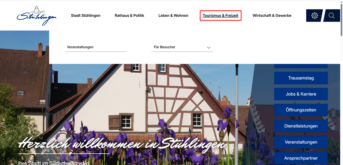 Bereich Tourismus & Freizeit